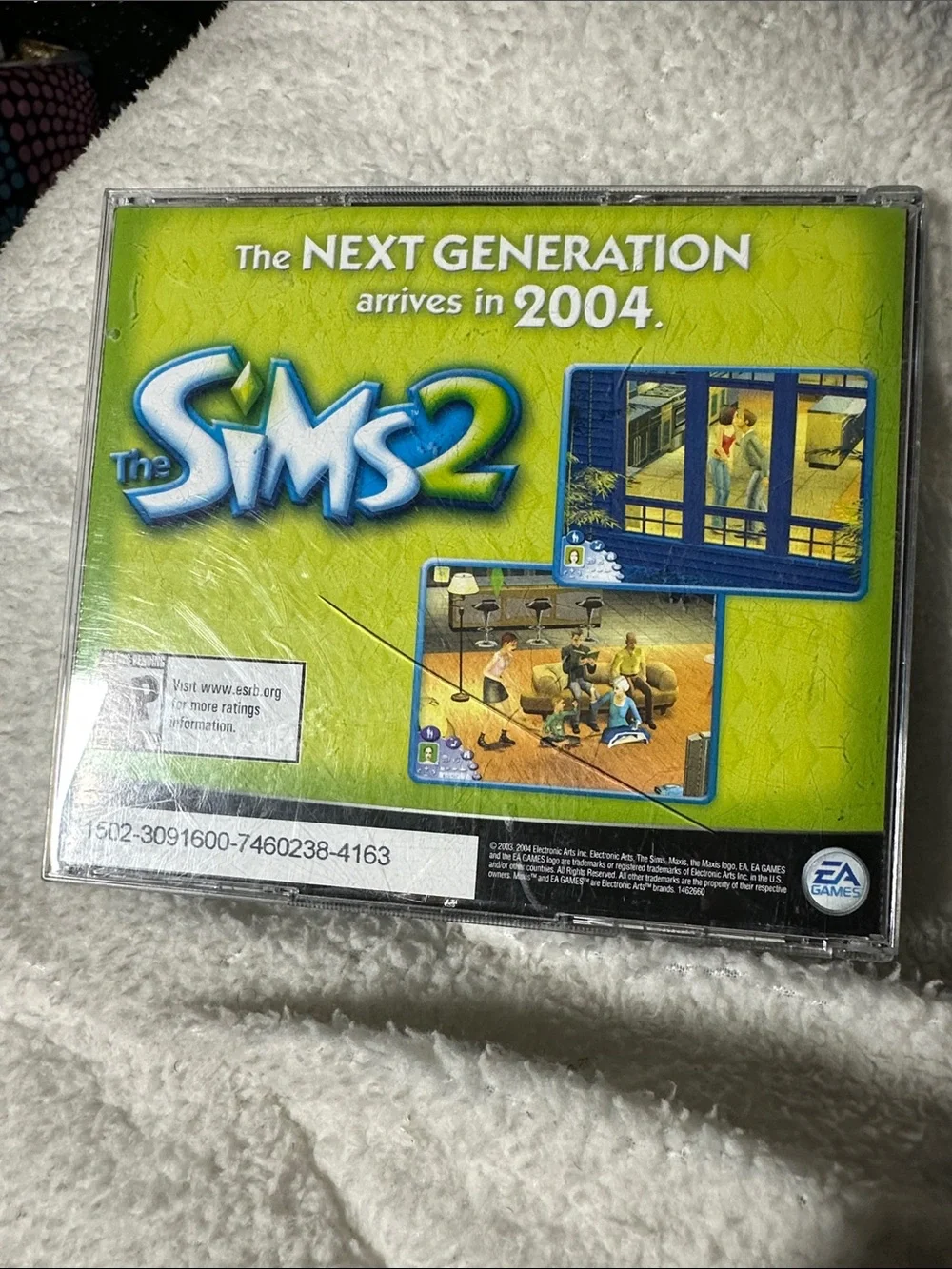 The Sims: Superstar Expansion Pack & 1602 A.D. -used scratches on case